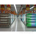 Supermarket cosmetic display shelf with lights, cosmetic display rack